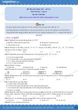 Đề thi giữa kì 1 Hóa 10 Cánh diều - Đề số 7